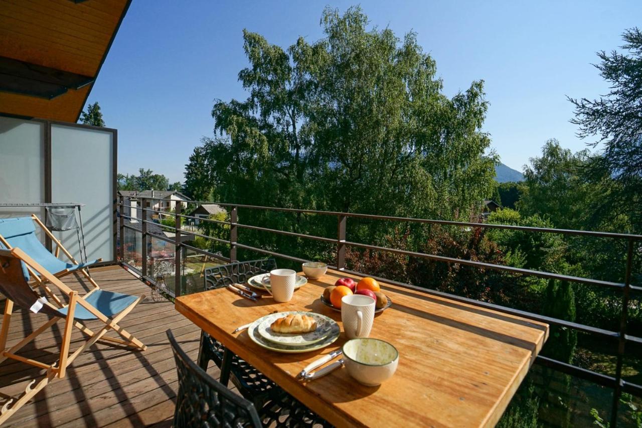 La Tournette Superb Quiet Apartment 300 Meters From The Lake Sévrier Exteriör bild